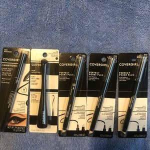 Set of Five Covergirl Eyeliners
